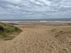 Back onto the beach at Seaton Sluice